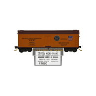 Kadee Micro-Trains 47060 Pacific Fruit Express Southern Pacific & Union Pacific 40' Double Sheathed Wood Ice Reefer Car - 1st Run 05/78 Release