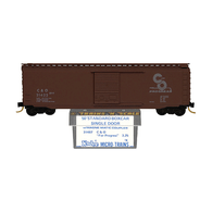 Kadee Micro-Trains 31487 Chesapeake & Ohio 50' Steel Single Sliding Door Boxcar C & O 21422 - 10/74 Release With Blue Printed Insert Label