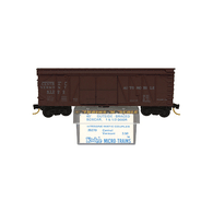 Kadee Micro-Trains 29279 Central Vermont 40' Wood Outside Braced 1 & 1/2 Sliding Door Boxcar 41099 - 01/75 Release With Blue Printed Insert Label