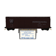 Kadee Micro-Trains 34472 Pennsylvania 50' Steel Double Sliding Door Boxcar PRR 32516 - 10/74 Release With Blue Printed Insert Label