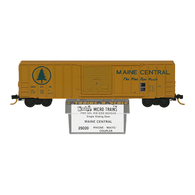 Kadee Micro-Trains 25020 Maine Central The Pine Tree Route FMC 50' Rib Side Sliding Door Boxcar - 1st Run 07/81 Release