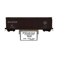 Kadee Micro-Trains 34120 Monon 50' Steel Double Sliding Door Boxcar MON 1499 - 12/85 Release