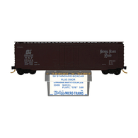 Kadee Micro-Trains 32499 Nickel Plate Road 50' Steel Single Plug Door Boxcar NKP 85496 - 1st Run 11/74 Release With Blue Printed Insert Label