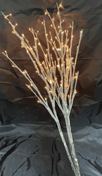 LIGHTED STEMS SNOW WILLOW 96 LED
