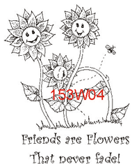 Friends are Flowers - 153W04