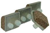 Hayward Pool Vac Shoe Set - Cork for Fibreglass, Painted & Vinyl Pools