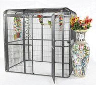 110" x 62" Walk In Aviary with Door