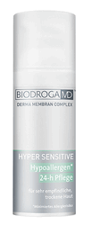 Skin Type: Dry/Sensitive.

Biodroga MD Hypoallergen 24 Hour Care Description:
Biodroga MD Hypoallergen 24 Hour Care satisfies almost every need in the care of sensitive skin. It does not contain emulsifiers and guarantees maximum skin tolerance. It is great specifically for use on dry and very sensitive skin, as well as skin prone to neurodermatitis. Biodroga MD Hypoallergen 24 Hour Care defends and smooth skin and provides a delightful, silky-smooth skin sensation. This creme works to make skin more supple, strong and soft.

Biodroga MD Hypoallergen 24 Hour Care Features & Benefits:
Allergic reaction risk is minimized.
Does not contain parabens, other preservatives, mineral oils, emulsifiers, coloring agents or fragrance.
Meets the needs of dry and very sensitive skin.
How To Use Biodroga MD Hypoallergen 24 Hour Care:
Apply Biodroga MD Hypoallergen 24 Hour Care evenly to clean skin in the am and pm. 

Biodroga MD Hypoallergen 24 Hour Care Key Ingredients:
Resurrection Plant Extract, D-Panthenol, Evening Primrose Oil, Shea Butter, Avocado Oil, Plant-Based Squalane, Derma Membrane Complex.