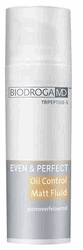 Skin Type: Oily/Combination

Biodroga MD Even & Perfect Oil Control Matte Fluid Description:
Biodroga MD Even & Perfect Oil Control Matte Fluid instantly mattifies while regulating sebum production, for a long-lasting, shine-free complexion. This innovative fluid delivers anti-aging benefits, refines pores and helps to normalize moisture content for youthful-looking, balanced skin.

Biodroga MD Even & Perfect Oil Control Matte Fluid Features & Benefits:

    Provides an immediate and long-lasting mattifying effect without depleting skin of moisture.
    Boosts and supports collagen production for smoother, softer looking skin.
    Balances moisture content.
    Controls excess sebum production.
    Acts as an astringent to reduce the look of pores.
    Ideal for oily and combination skin types.

How To Use Biodroga MD Even & Perfect Oil Control Matte Fluid:
Apply after cleansing.

Biodroga MD Even & Perfect Oil Control Matte Fluid Key Ingredients:
Tripeptide, Sebum Balancer, Oil Absorber, Corn Starch Derivative, Hydroforte, Bisabolol.