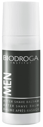 Skin Type: All.

Biodroga Men After Shave Balm Description:
Soothes reddening and irritations caused by shaving. The barrier function of freshly shaved skin is quickly restored. Rapidly absorbed, cools and refreshes.

Biodroga Men After Shave Balm Features & Benefits:

    Soothes reddening and irritations caused by shaving.
    The barrier function of freshly-shaved skin is quickly restored.
    Rapidly absorbed, cools and refreshes.

How To Use Biodroga Men After Shave Balm:
After shaving, apply to face and throat. Avoid eye contour area.

Biodroga Men After Shave Balm Ingredients: Water (Aqua), SD Alcohol 39-C (Alcohol Denat.), Isocetyl Stearate, Cyclopentasiloxane, Decyl Oleate, Macadamia Ternifolia Nut Oil, Fragrance (Parfum), Benzyl Salicylate, Hexyl Cinnamal, Linalool, Methyl 2-Octynoate, Hydroxyisohexyl 3-Cyclohexene Carboxaldehyde, Alpha-Methyl Ionone, Citronellol, Geraniol, Cinnamal, Hydroxycitronellal, Benzyl Benzoate, Panthenol, Avocado (Persea Gratissima) Oil Unsaponifiables, Ammonium Glycyrrhizate, Carbomer, Tromethamine, Dimethiconol, Mineral Oil (Paraffinum Liquidum), Stearic Acid, PEF-40 Sorbitan Stearate, Sorbitan Oleate, Lanolin, Propylparaben, Methylparaben, Cetyl Alcohol, Benzophenone-4, FD&C Blue No. 1 (CI 42090).