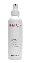 Formerly Biodroga Cleansing Soothing Lotion

Skin Type: Dry/Sensitive/Normal.

Biodroga Cleansing Skin Lotion Mild Description:
Biodroga Cleansing Skin Lotion Mild is a gentle, alcohol-free facial lotion for dry, normal and sensitive skin. The unique formula calms minor redness and irritations as it readies the skin for follow-up products. 

Biodroga Cleansing Skin Lotion Mild Features & Benefits:
Revitalizes and refreshes the skin and lends it extra radiance.
Soothes light irritations and skin redness.
Outstanding for sensitive skin.
Strengthens the skin's defense mechanism against harmful environmental influences.
Alcohol free.
How To Use Biodroga Cleansing Skin Lotion Mild:
Moisten a cotton pad with Soothing Lotion and gently pat on skin.

Biodroga Cleansing Skin Lotion Mild Ingredients: Water (Aqua), Propylene Glycolm, Ammonium Glycyrrhizate, Panthenol, Cornflower (Centaurea Cyanus) Flower Extract, Glycerin, Citric Acid, PRG-40 Hydrogenated Castor Oilm PPG-26-Buteth-26, Fragrance (Parfum)m Methylparaben, Benzophenone-4, Sodium Benzoate, Tromethamine, Potassium Sorbate, FD&C Red No. 4 (CI 14700).