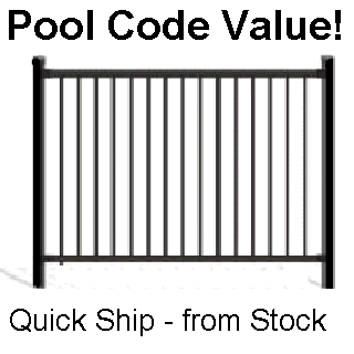 Details about   ALUMINUM  FENCE 4 ft x 6ft ASSEMBLED PANEL Not Pool Code 
