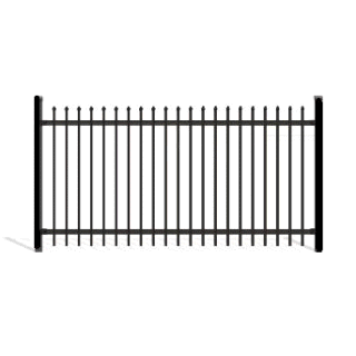 Malaca Ball Top Fence Panel 1830mm GAP x 914mm H wrought iron metal railing 