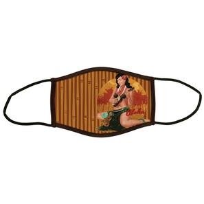Adult Bettie Page Aloha Face Covering