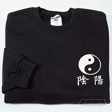 AWMA® 3" Yin/Yang Logo Sweatshirt