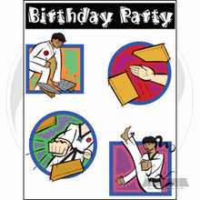 AWMA® Birthday Party Invites