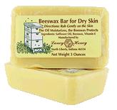 Beeswax Bar for Dry Skin 3 oz.
