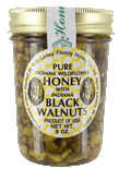 Honey with Indiana Black Walnuts 9 oz.