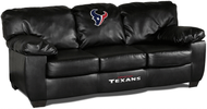 Houston Texans Leather  Classic Sofa