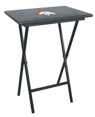 Broncos TV Trays w/ Stand