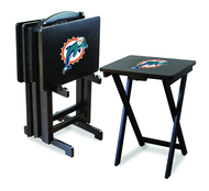 Dolphins TV Trays w/ Stand