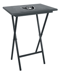 Raiders TV Trays w/ Stand