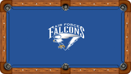 Air Force Falcons Billiard Table Felt with Eagle Logo - Professional