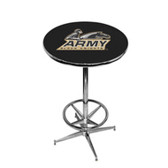 Army Pub Table with Foot Ring Base