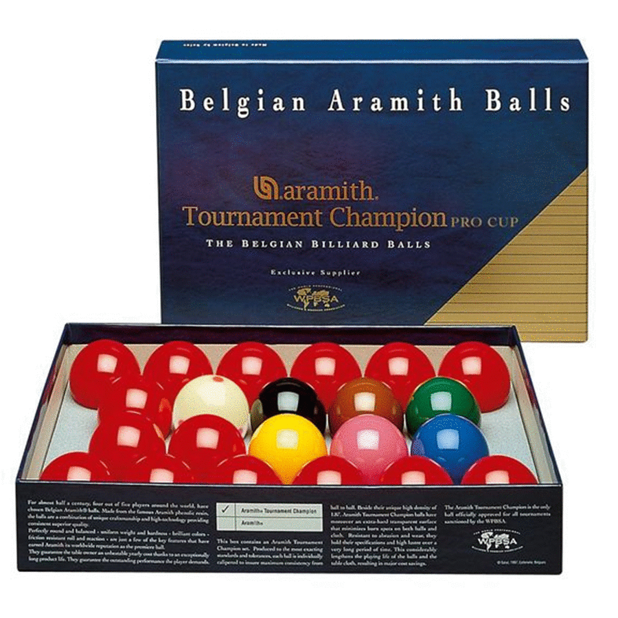 Aramith Tournament Champion Snooker Ball Set 2 1/16 " 