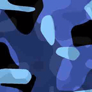 ArtScape 7' Blue Camouflage Pool Table Cloth