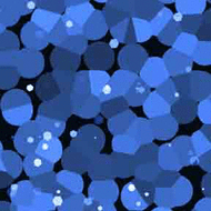 ArtScape 7' Blue Cells Pool Table Cloth