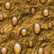 ArtScape 7' Gold Drops Pool Table Cloth