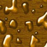 ArtScape 7' Gold Liquid Pool Table Cloth