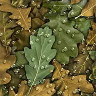 ArtScape 7' Oak Leaves Pool Table Cloth