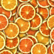 ArtScape 7' Orange Citrus Pool Table Cloth
