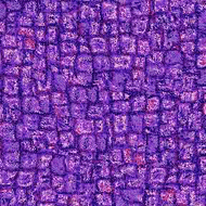 ArtScape 7' Purple Mosaic Pool Table Cloth