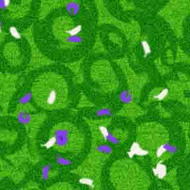 ArtScape 8' Green Confetti Pool Table Cloth