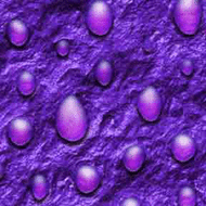 ArtScape 8' OS Purple Drops Pool Table Cloth