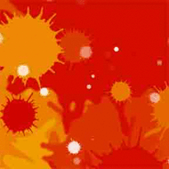 ArtScape 8' OS Red Burst Pool Table Cloth