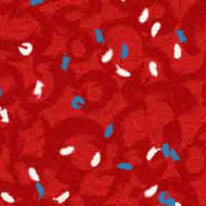 ArtScape 8' OS Red Confetti Pool Table Cloth