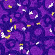 ArtScape 8' Purple Confetti Pool Table Cloth