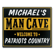 Custom Pool Table Cover - Man Cave Signs