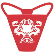 "Dragon" Red Thong from Run Out