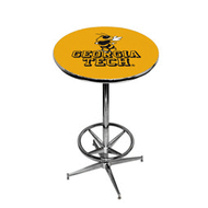 Georgia Tech Pub Table with Foot Ring Base 1