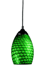 Z-Light 131-3 Jazz Hanging Light Chandelier in Green