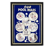 Our Pool Rules - Wall Sign