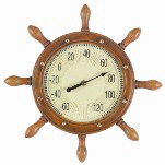 Outdoor Decoration - Large Captain's Wheel Clock