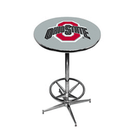 Ohio State Pub Table with Foot Ring Base 1