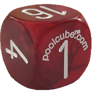POOL CUBE GAME, RED
