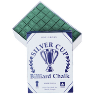 Silver Cup Chalk, Green, 144-Piece Box